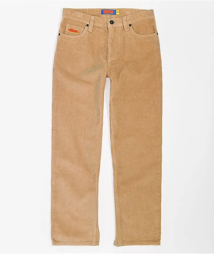 Empyre Kids Loose Fit Khaki Corduroy Skate Pants