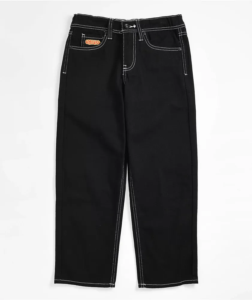 Kids jeans black top