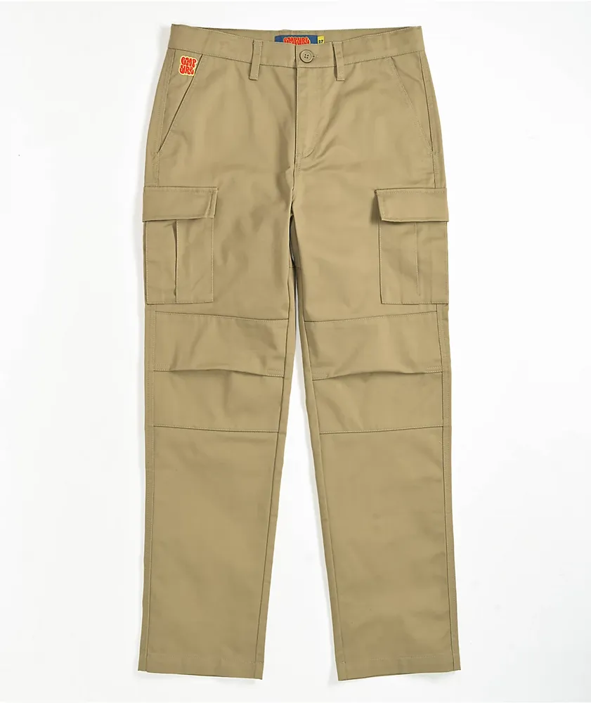 Empyre Kids Loose Fit Khaki Cargo Skate Pants CoolSprings Galleria