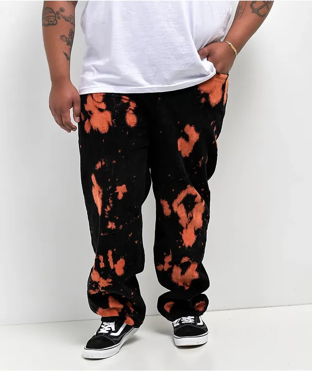 Bleached black joggers clearance