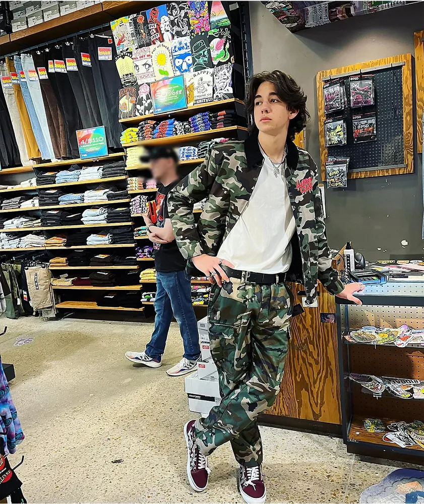 Zumiez red camo pants top