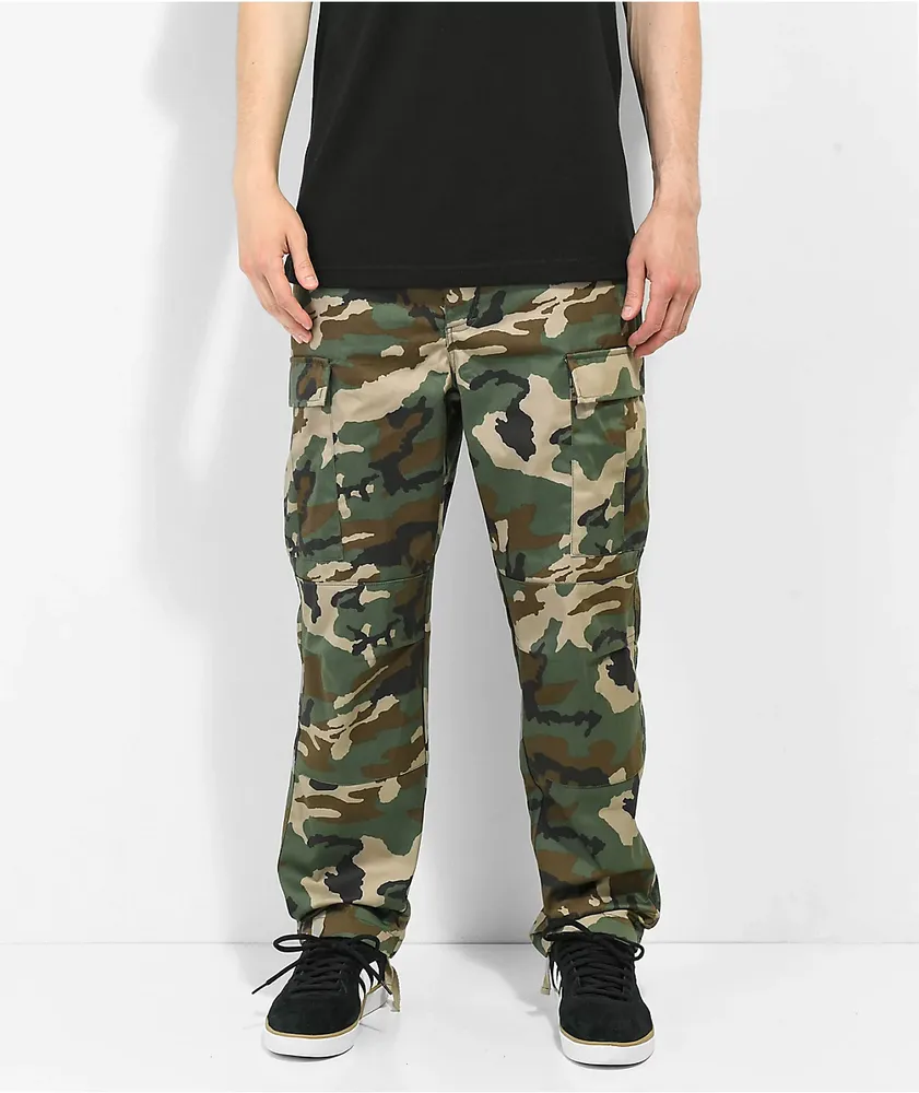Camo pants fit top