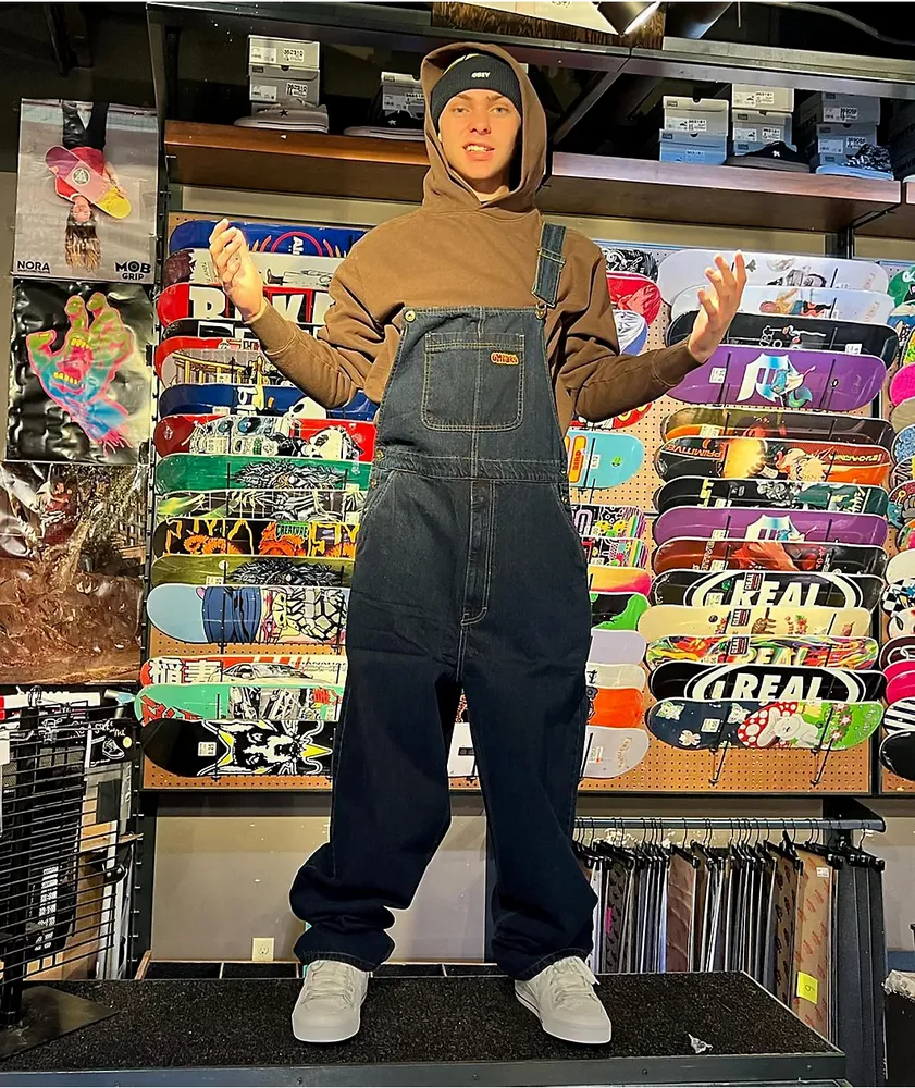 Fitted jean overalls online