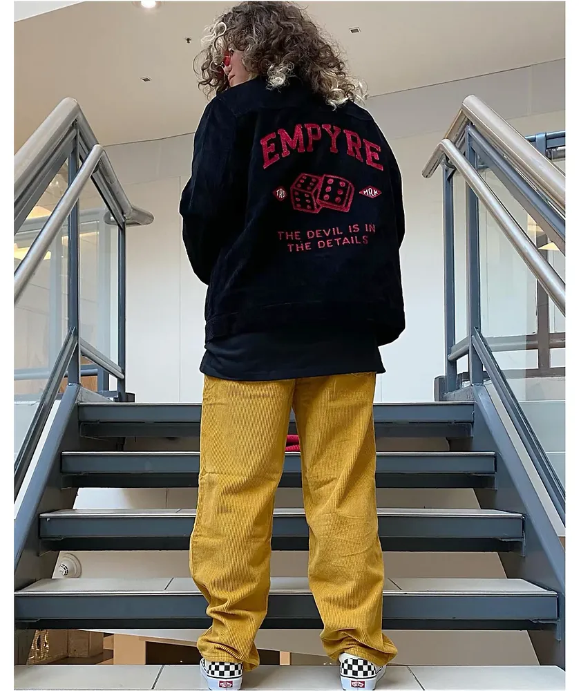 Empyre Loose Fit Golden Yellow Corduroy Skate Pants Mall of America