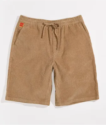 Khaki skate shorts cheap