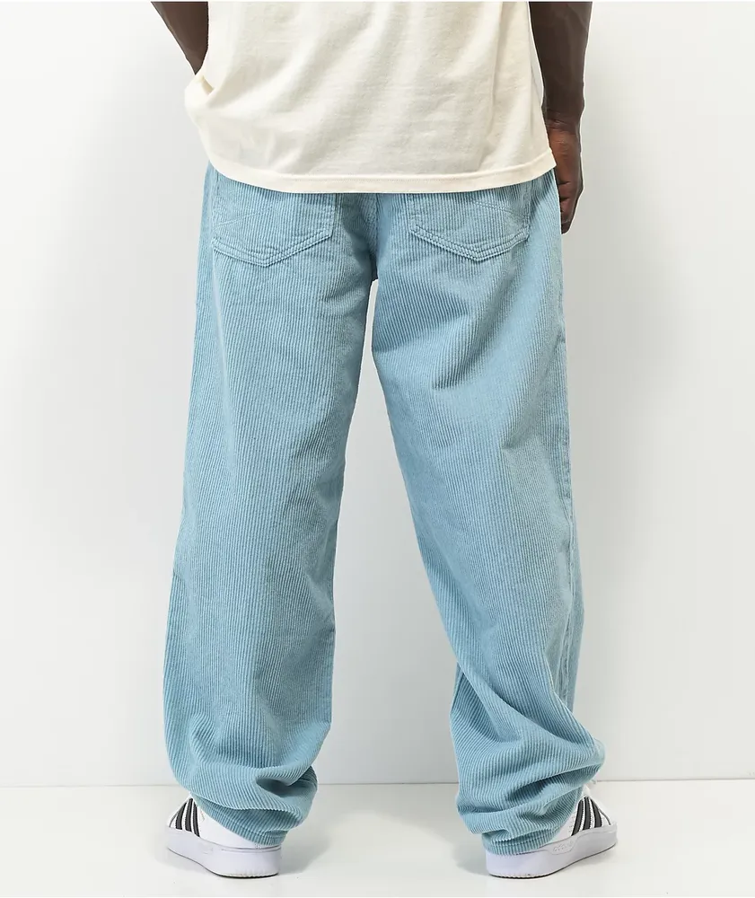 パンツ TSY HORIZONTAL CORDUROY PANTS LIGHT BLUE Empyre Loose Fit SK8 Corduroy Light Blue Skate Pants