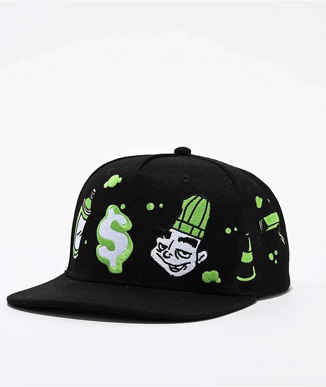 BACK 海外限定 HELLSTAR CAP BLACK NY 希少 SNAP