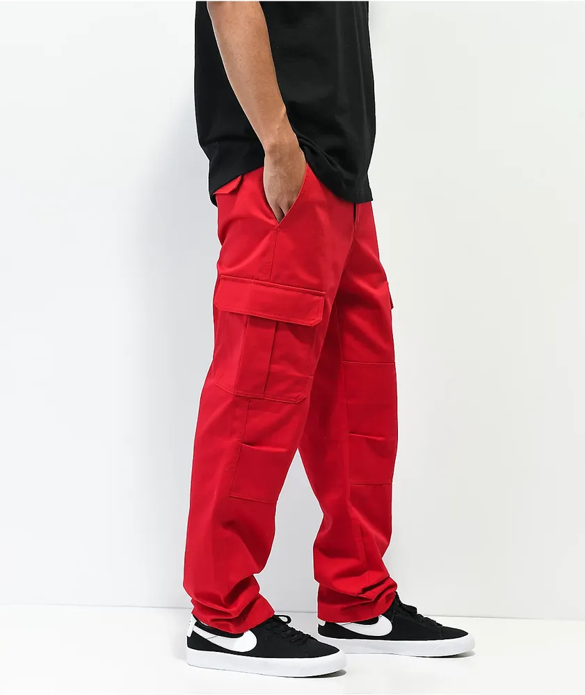 Empyre Orders Red Cargo Pants Coquitlam Centre