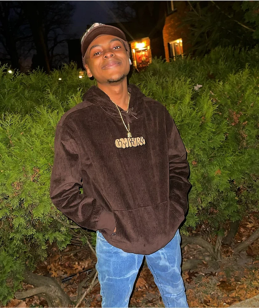 Empyre Peter Brown Corduroy Hoodie | MainPlace Mall