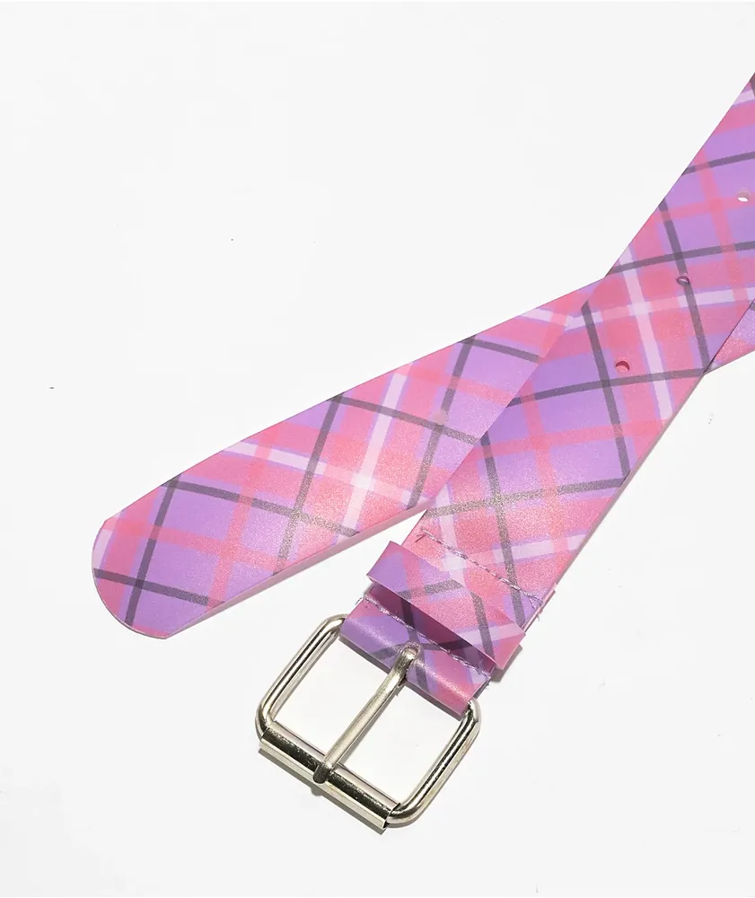 Empyre Pink Plaid Belt Mall of America
