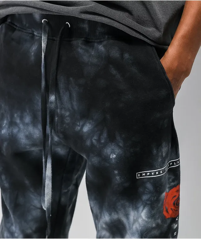 Empyre rose hazy black discount tie dye jogger sweatpants