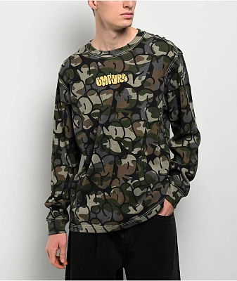 Hollister Long-Sleeve Camo Thermal Crew T-Shirt at Foxvalley Mall