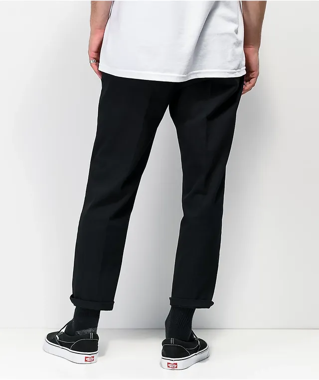 Empyre Seth Black Crop Chino Pants | Liberty Center