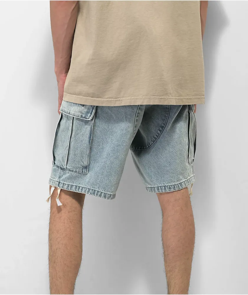 Empyre Skate Blue Denim Cargo Shorts Mall of America