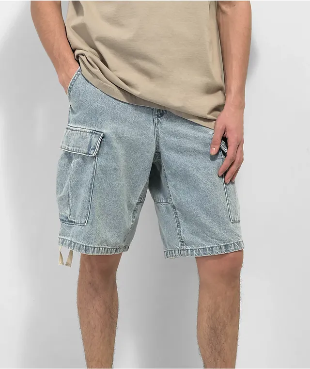 Empyre Skate Blue Denim Cargo Shorts Hamilton Place