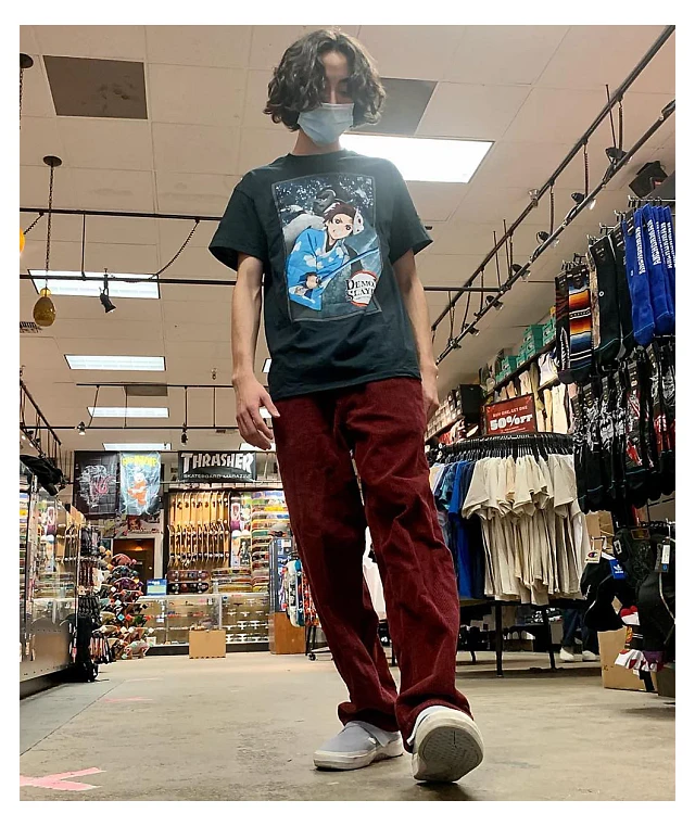Empyre Skate Burgundy Corduroy Pants at Hamilton Place in