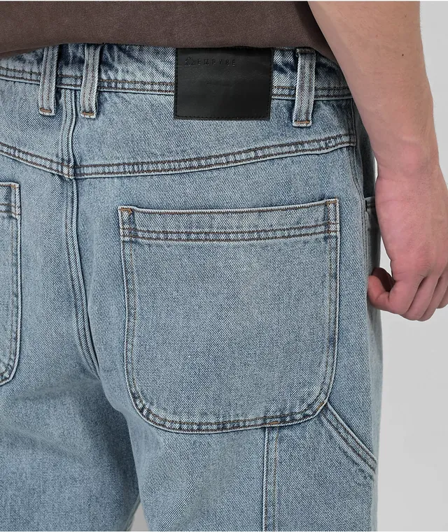 あ*様 Libere COMFORT CARPENTER PANTS Empyre Skids Relaxed Light Wash Carpenter Pants at