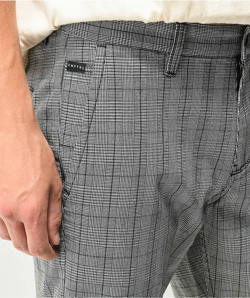 Plaid chino pants store