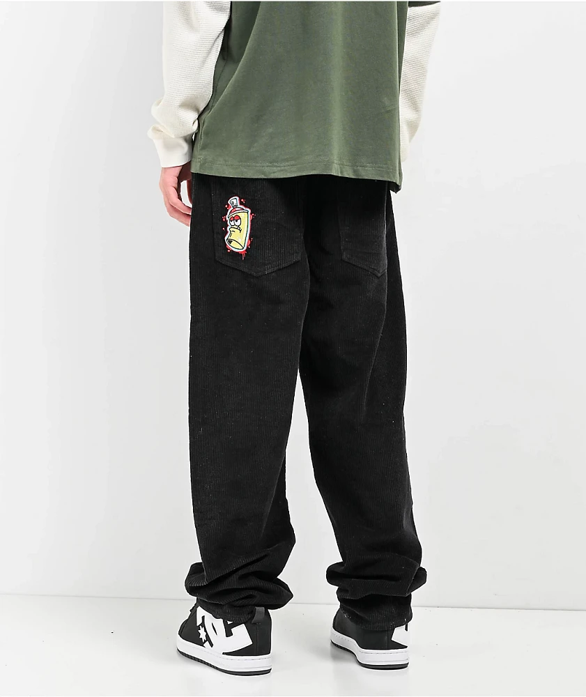 Empyre Spray Can Black Corduroy Skate Pants at CoolSprings