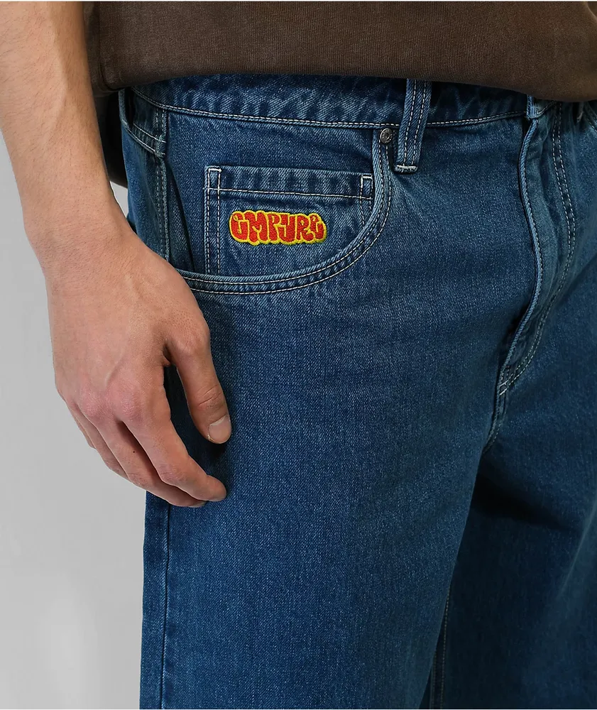 Empyre Spray Can Embroidery Blue Denim Skate Jeans Mall of America