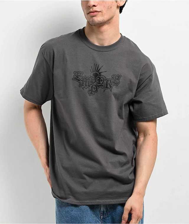 ☆25SS☆Spray Dyed T-Shirt/KIMHEKIM☆ SMOKE RISE Diamonds in the Rough T-Shirt KT25274TSKZ-CLAY
