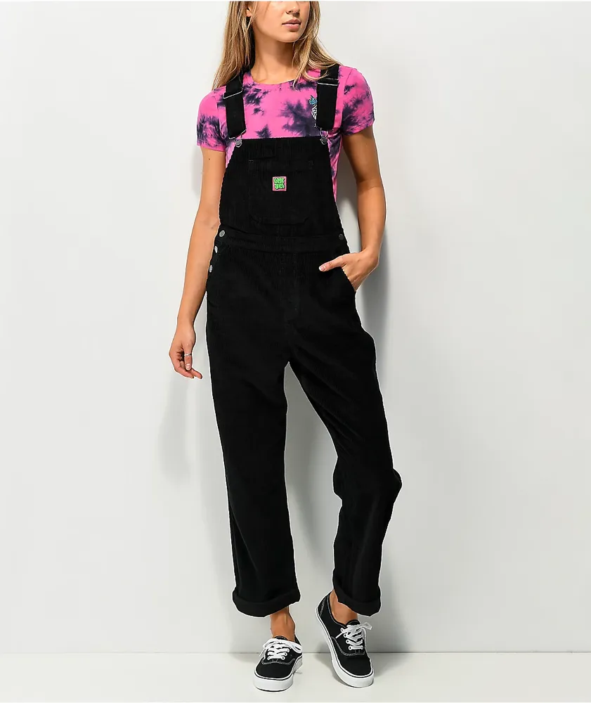 Black corduroy clearance jumpsuit