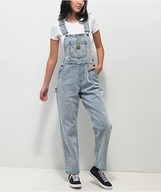 Empyre Suzie Light Wash Denim Overalls | Arden Fair