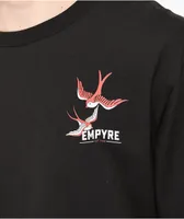 Empyre swallows & roses white hoodie hotsell