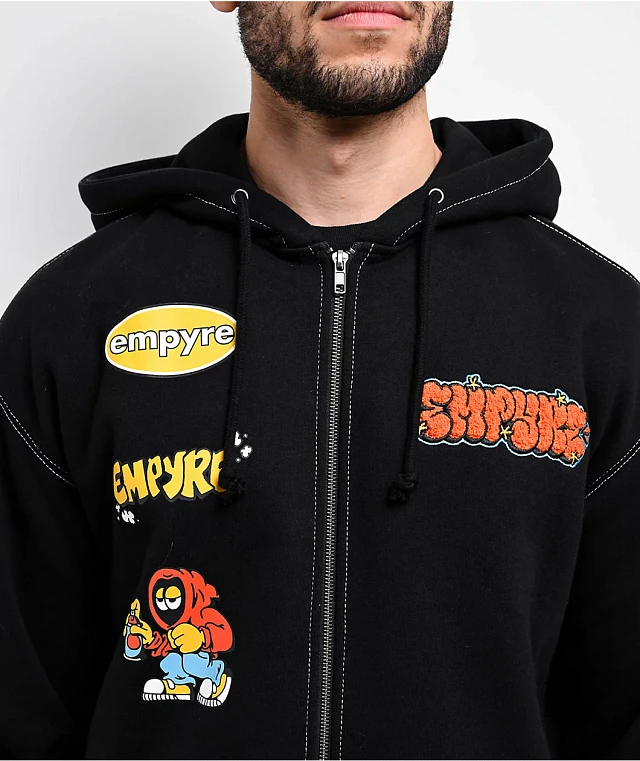Empyre Tagger Black Zip Hoodie at Coquitlam Centre in