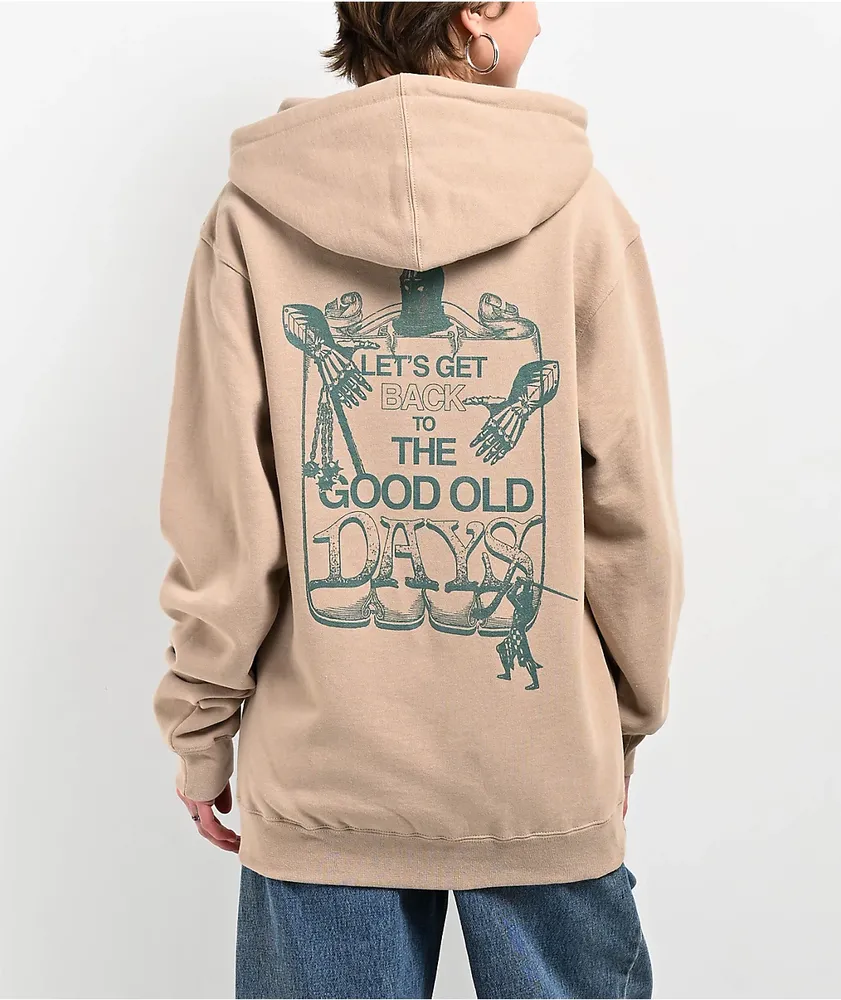 Tan hoodie near me store