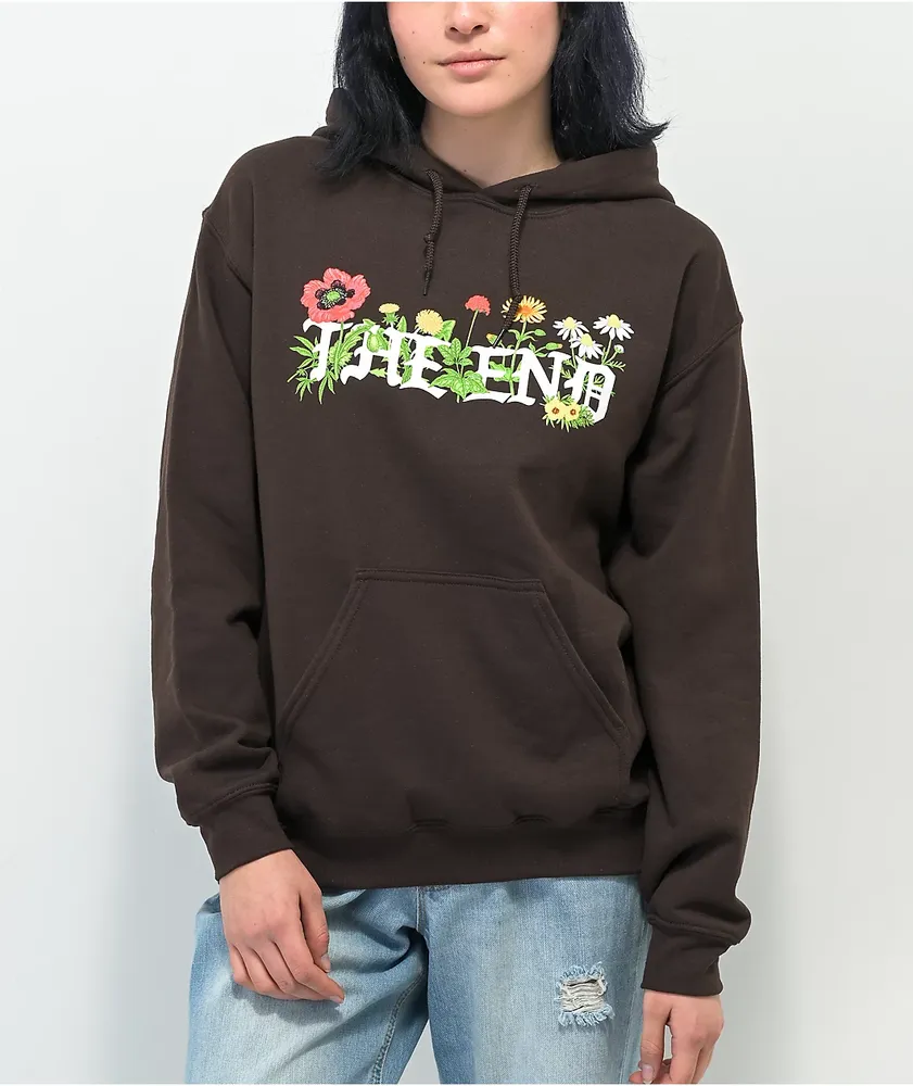 The end hoodie black 2025