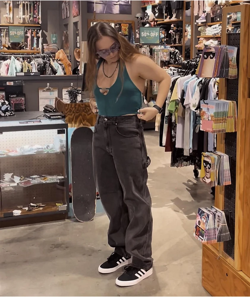 Empyre Tori 90s Black Wash Carpenter Skate Jeans | Arden Fair