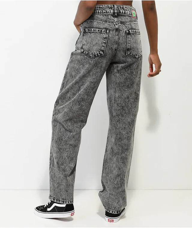 Black acid deals wash jeans