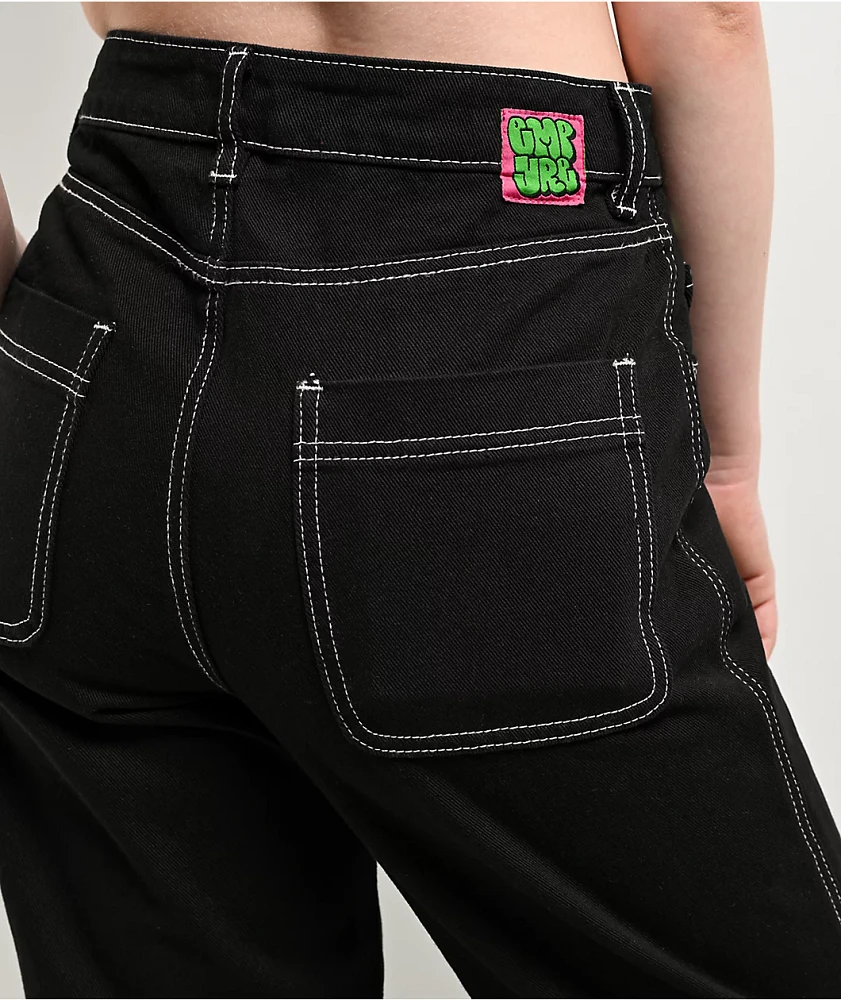 Empyre Tori Black Double Knee Carpenter Pants | MainPlace Mall
