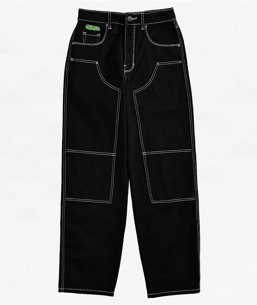 Empyre Tori Black Double Knee Carpenter Pants | MainPlace Mall
