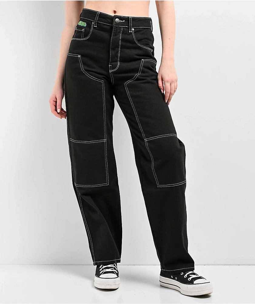 Empyre Tori Black Double Knee Carpenter Pants | Arden Fair