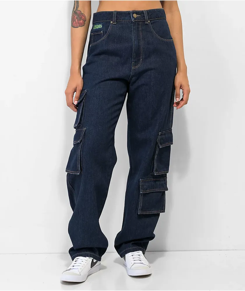 Empyre Tori Bold Evening Wash Cargo Skate Pants Pueblo Mall