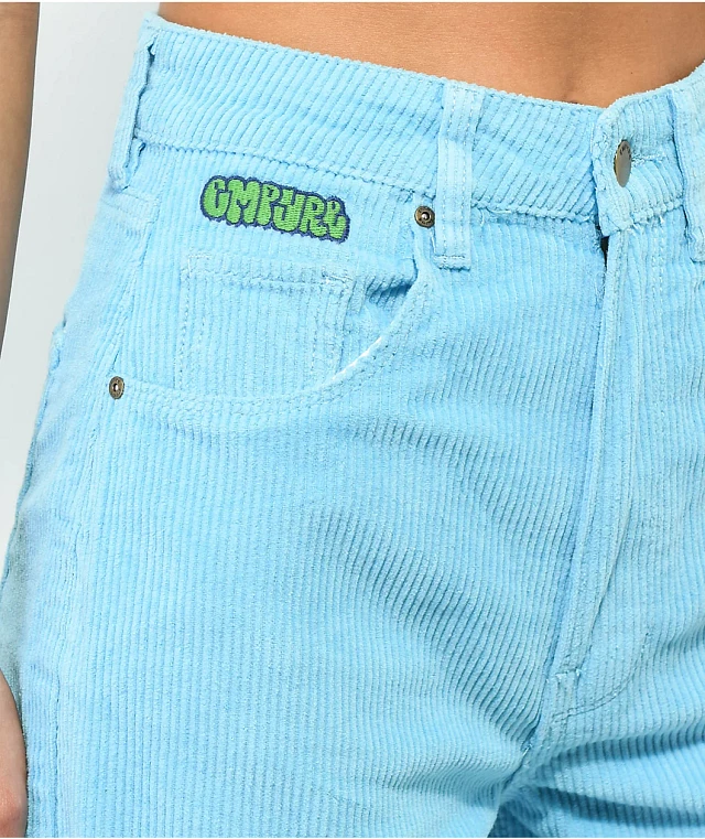 Empyre Tori Light Blue Corduroy Skate Pants at Hamilton Place in