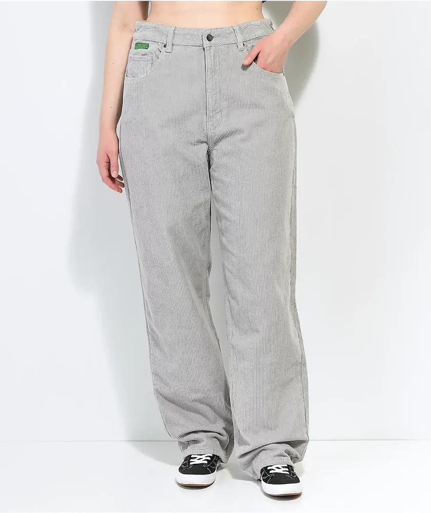 Grey outlet corduroy pants