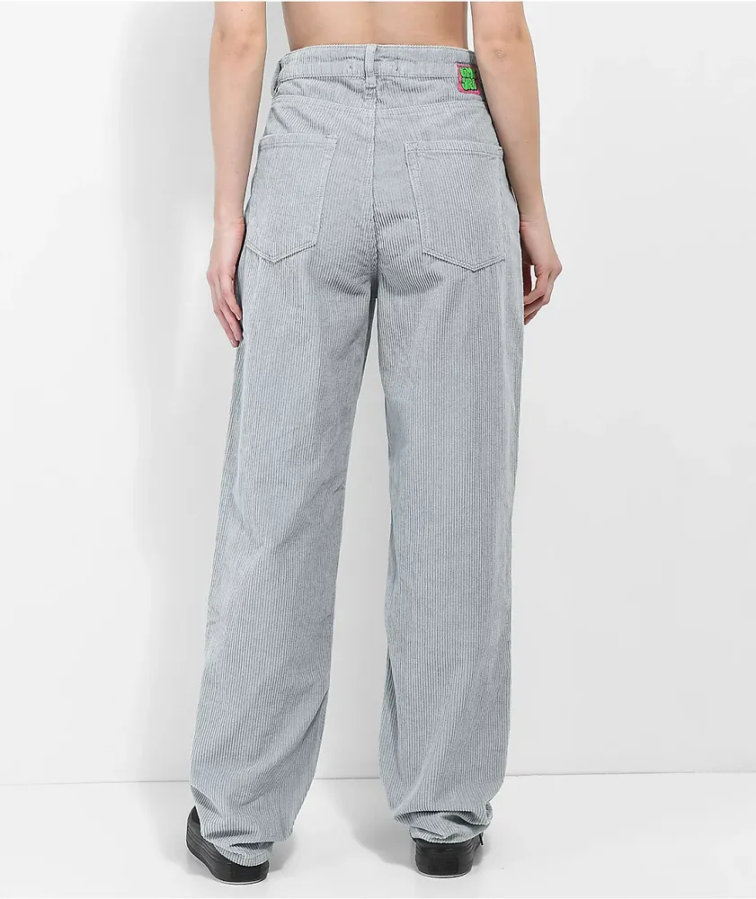 Light grey corduroy pants best sale