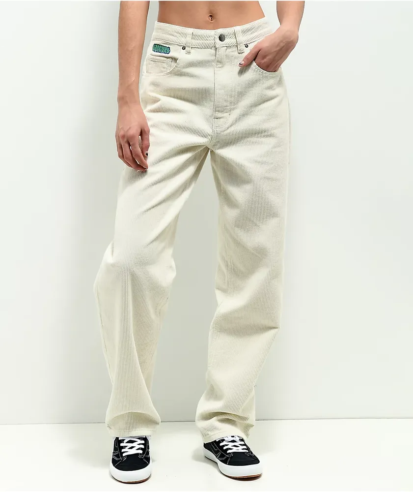 Mens off deals white corduroy pants