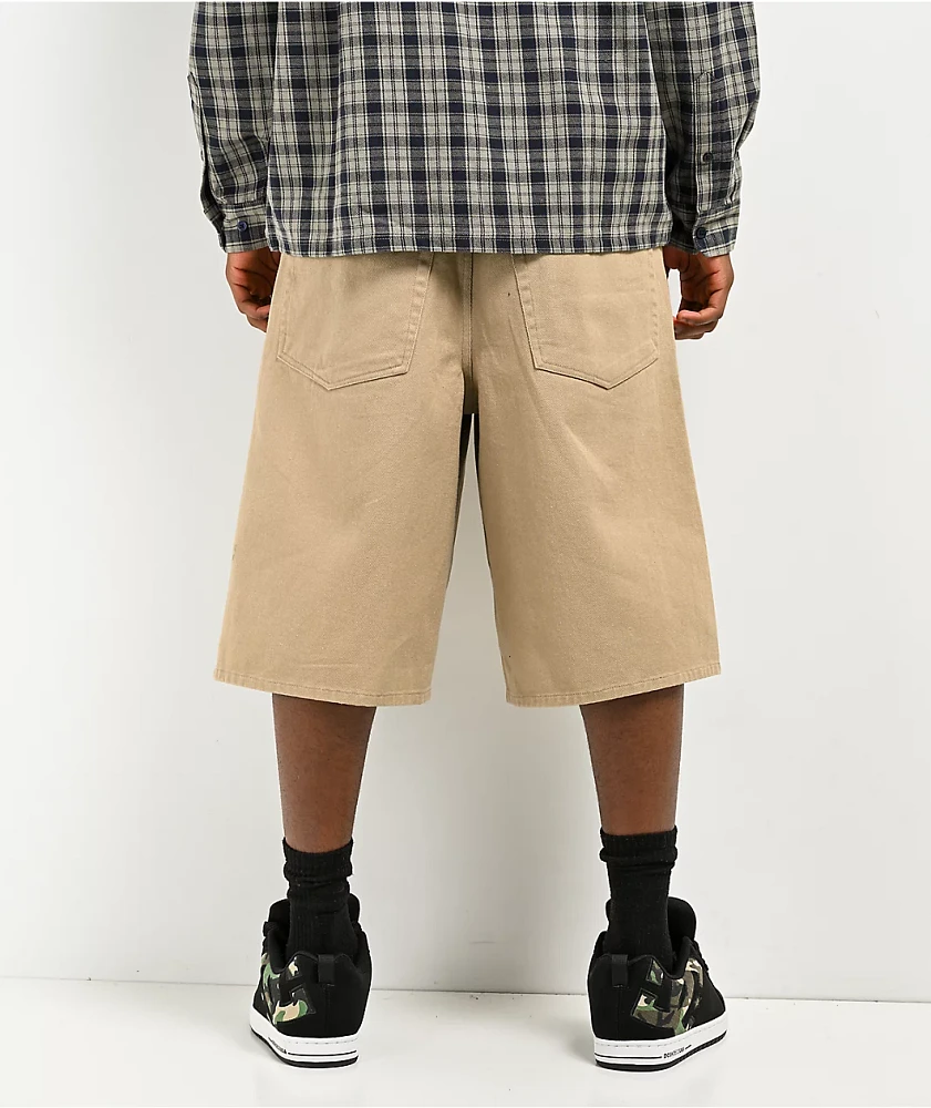 Loose khaki shorts discount
