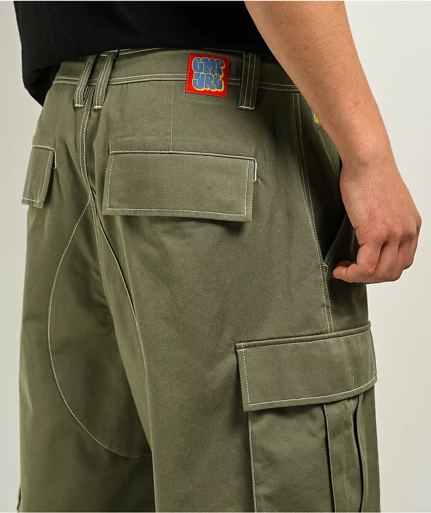 Empyre Ultra Loose Olive Cargo Skate Pants at Foxvalley Mall in