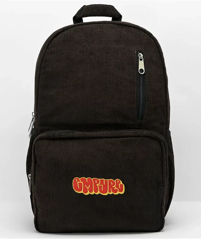 Corduroy backpack black deals