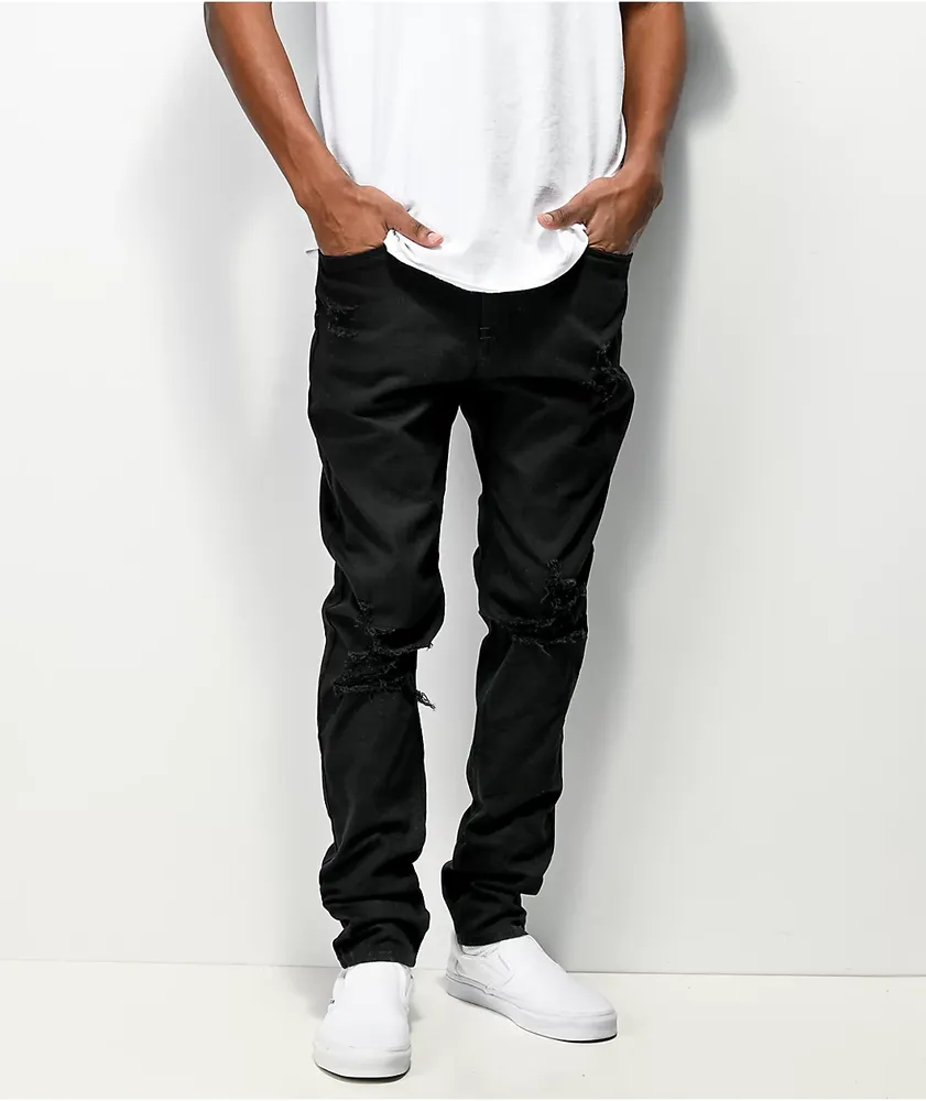 Destroyed black deals skinny jeans