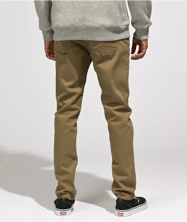 Tapered 2025 khaki jeans