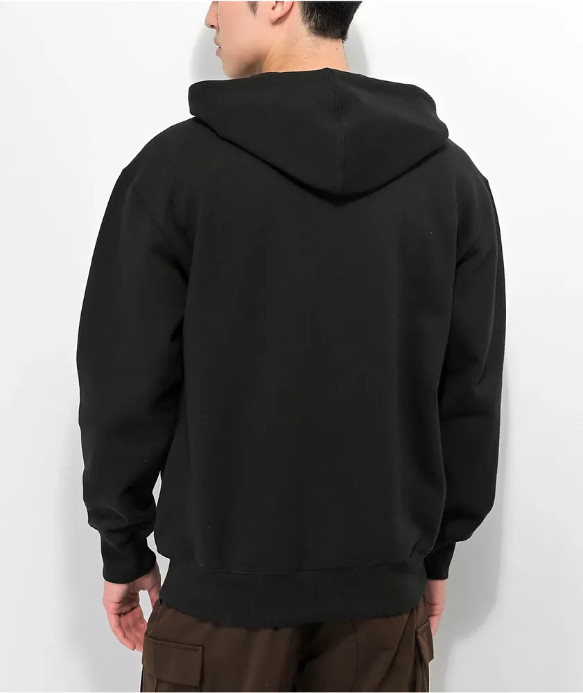 その他 Emptyyy Empyre Yolked Black Zip Hoodie at Hamilton Place in