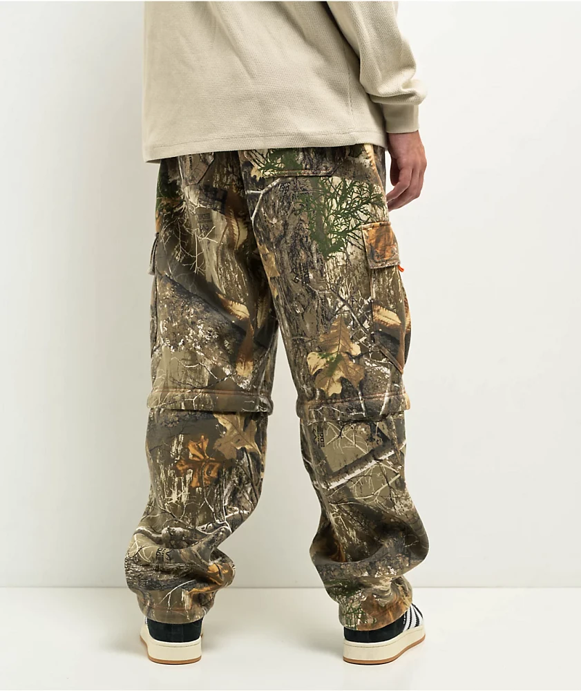 パンツ seesee buggy pants REAL TREE RealTree Excape Leafy Pants - Zipper Legs - Pockets – North