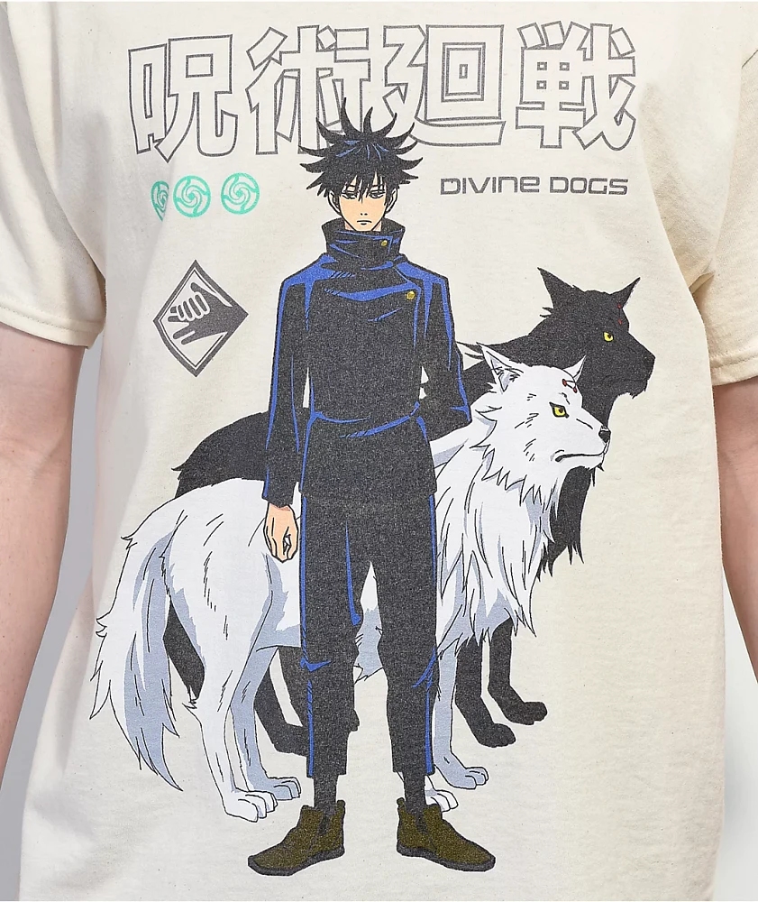 Episode x Jujutsu Kaisen Divine Dogs Natural T-Shirt | MainPlace Mall