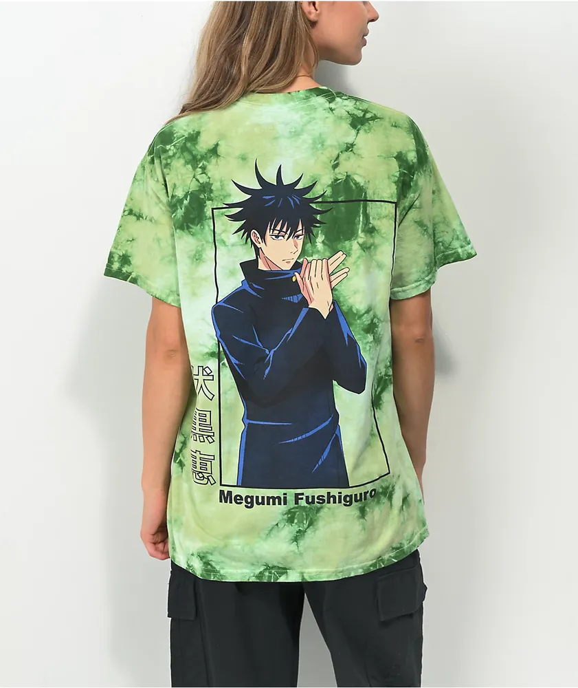 Episode x Jujutsu Kaisen Megumi Box Green Tie Dye T-Shirt at
